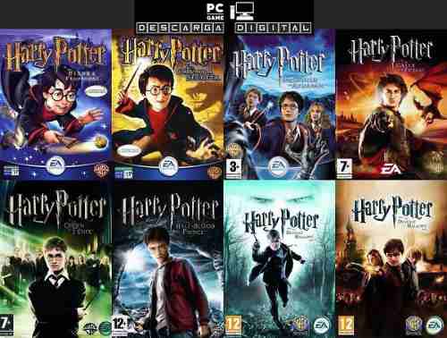 Harry Potter (8 Juegos) Colección Completa Pc Digital
