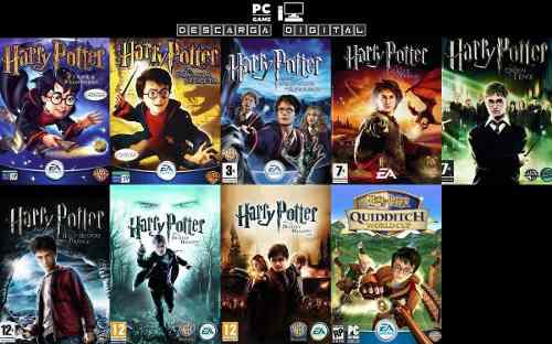 Harry Potter (9 Juegos) Colección Completa Pc Digital