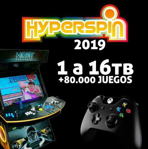 Hyperspin Arcade 2019 Pc 1tb +33.000 Juegos +141 Sistemas