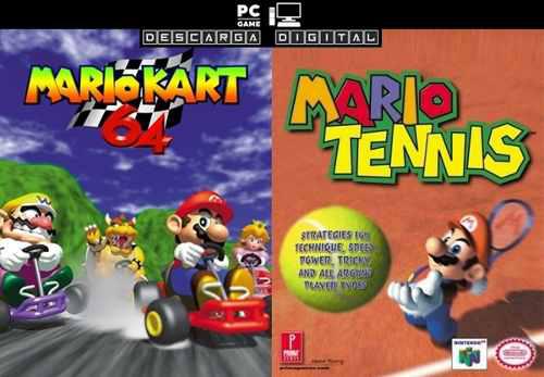 Mario Kart 64 + Mario Tennis (2 Juegos) Pc Digital Español