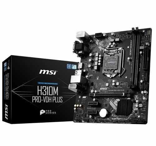 Motherboard Msi H310m Pro Vdh Plus Intel 8va Gen 1151 Hdmi