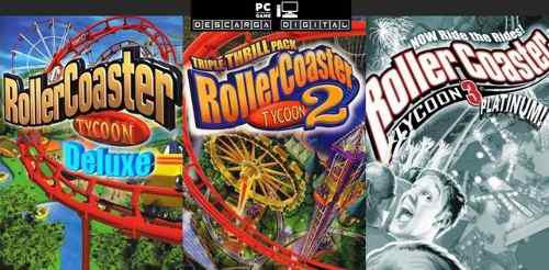 Rollercoaster Tycoon 1 + 2 + 3 (3 Juegos) Combo Pc Digital