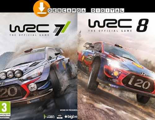 Wrc 7 + Wrc 8 (2 Juegos) Fia World Rally Pc Digital Español