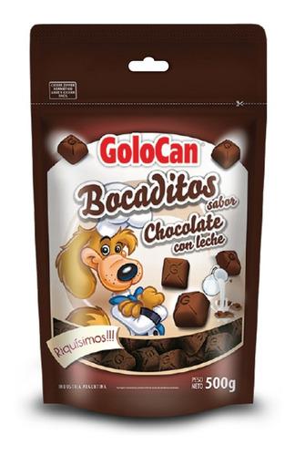 Bocaditos Golocan Golosina P/perros X500g Sabor Chocolate