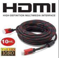 Cable Hdmi 10 Mtrs 1080p Full Hd Oro Velocidad 5gb1.4v