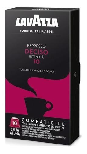 Café Lavazza Cápsulas Deciso Ricco X 10 Compatible