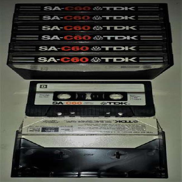 Cassette TDK SA-C 60 Chrome Un Solo Uso Impecable