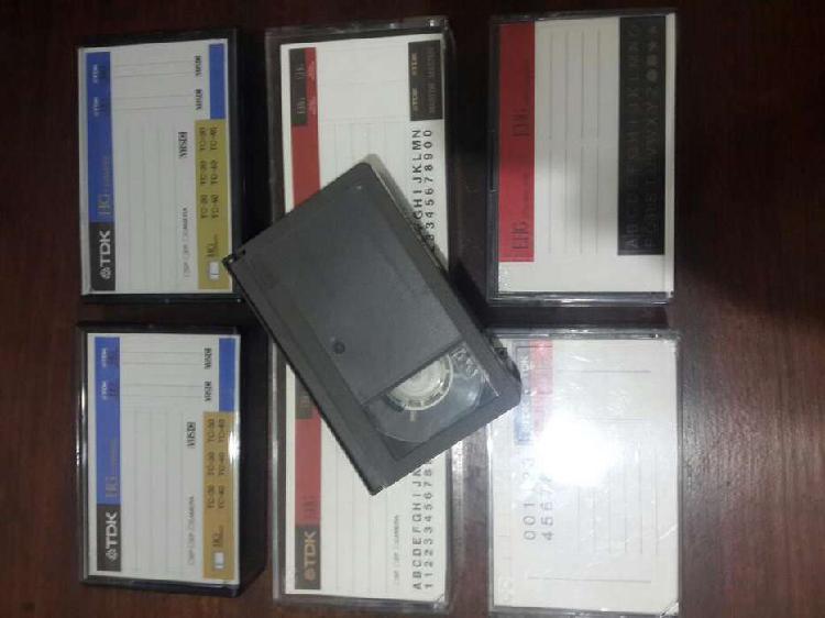 Cassettes Vhs Compactos Tdk Y Jvc