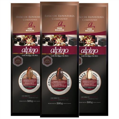 Chocolate Alpino Para Moldear X500g - Oferta En Sweet Market