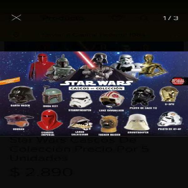 Coleccion Cascos Star Wars Y Otros
