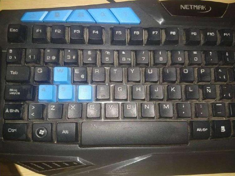 Combo teclado + mouse, gamer.