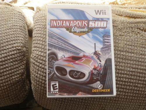 Indianapolis 500 Original Completo P/nintendo Wii Y Wii U