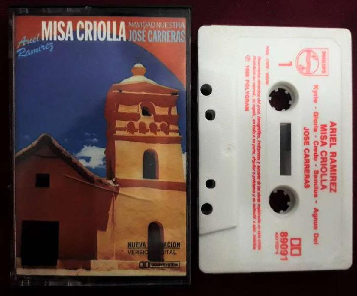Jose Carreras Misa Criolla Ariel Ramirez Cassette Navidad