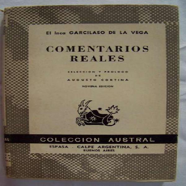 Libro: Comentarios Reales -Inca Garcilaso De La Vega