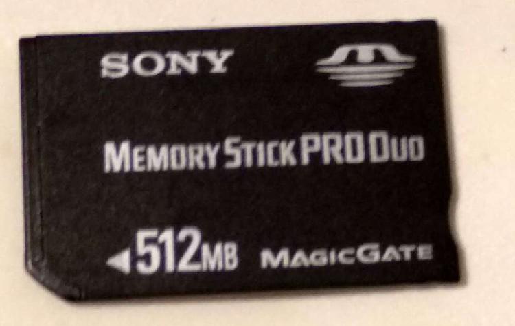 Memoria 512 Mb Pro Duo C/adaptador Sony (mar Del Plata)