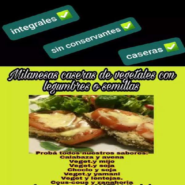 Milanesas de vegetales