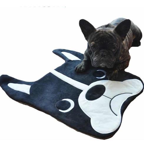 Mini Tapete/cama Para Mascota Diseño Bulldog Frances