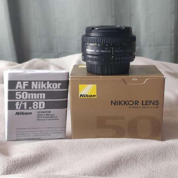 Nikkor 1.8D 50mm AF Nikon casi nuevo