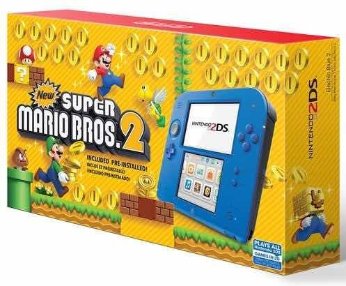 Nintendo 2ds Mario Bros + Pokemon X