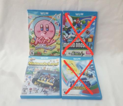 Nintendo Wii U Juegos Kirby Super Mario Luigi Pokemon Land