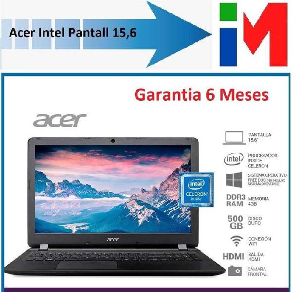 Notebook Acer 2,16 ghz 4 Ram 500 Gb Disco 15,6 Pantalla