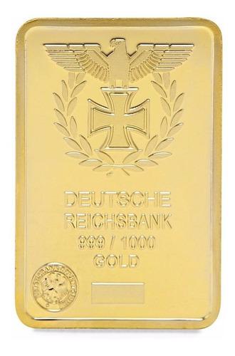 Oro Fantasía Onza Sello Aleman Reichsbank Direktorium