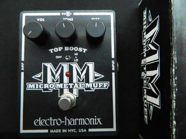 Pedal Electro Harmonix Micro Metal Muff IMPECABLE.