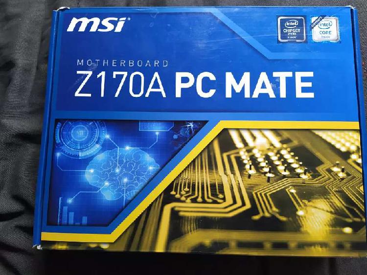 Placa madre MSI Z170A PC MATE (nueva sin uso) Precio