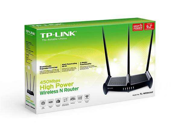 ROUTER WIRELESS TP-LINK WR941HP 450MBPS 3 ANTENAS HI P