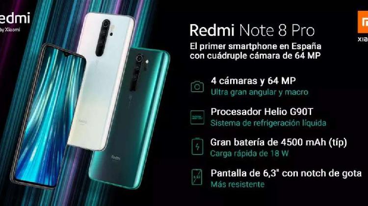 Redmi note 8 Pro Rom 64gb Ram 6gb Verde