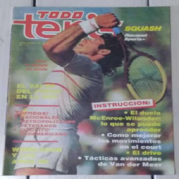 Revista Todo Tenis Año V I I I No.90 Junio 1986