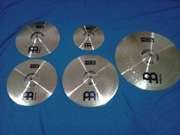 Set platillos Meinl hi hat 14 crash 16 ride 20 splash 10