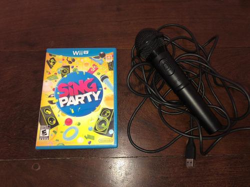 Sing Party Nintendo + Microfono. Super Rebajado!