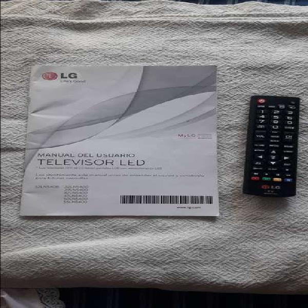 TV LG LED 32" c/soporte + CONVERSOR SMART TV + CONTROL