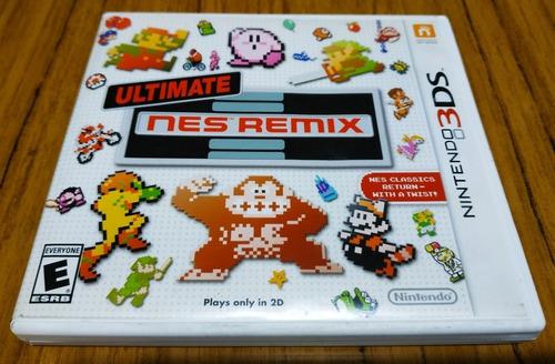 Ultimate Nes Remix 3ds Caja Región Usa Desc De 300