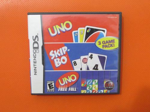 Uno | Skip-bo | Uno Free Fall Original Nintendo Ds