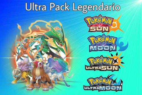 Utra Pack Legendarios Shiny Ultrasol/ultraluna