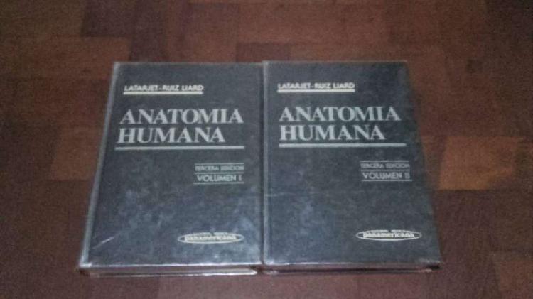 Vendo libro de anatomía humana Latarjet - Ruiz Liard, dos