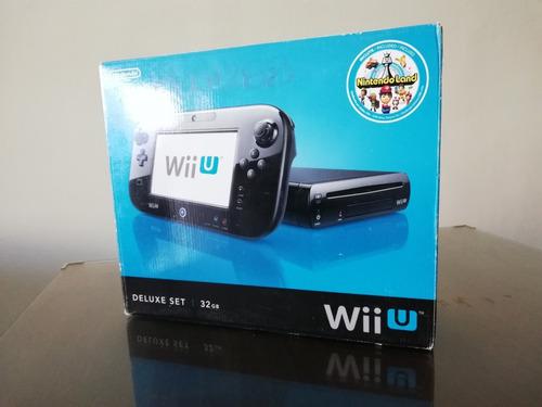 Wii U Deluxe Edition En Perfecto Estado