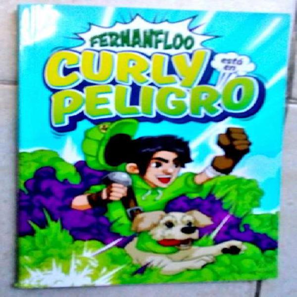libro Curly está en peligro de Fernanfloo (PROMO 3 COSAS