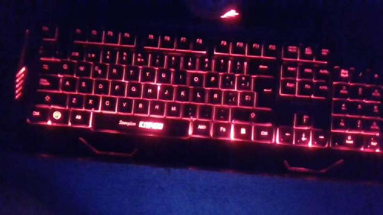 mouse marvo rgb,teclado marvo retroiluminado 3 colores