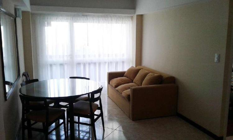 2 ambientes con balcon con vista al mar y cochera