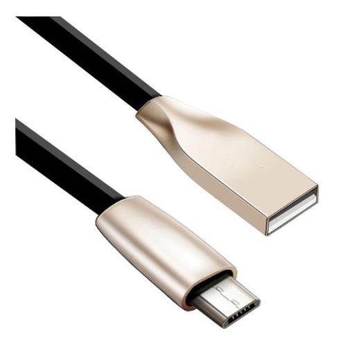 Cable Micro Usb 3.0 Carga Rapida Alta Calidad Ficha Metalica