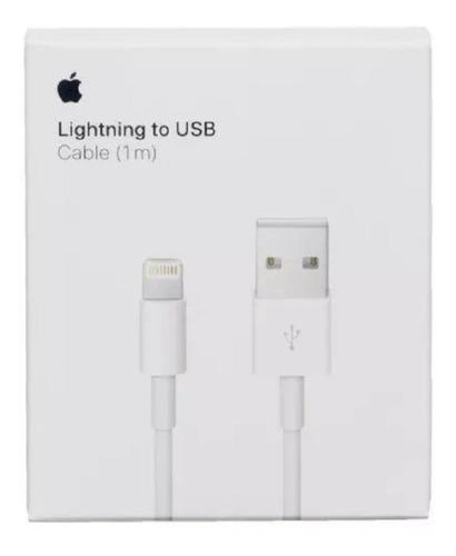 Cable Usb Lightning iPhone 1 Mt Datos Calidad Premium