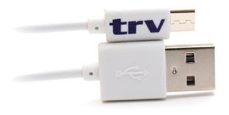 Cable Usb Micro Usb 1mts Blanco Trv 3a Premium Carga Rapida