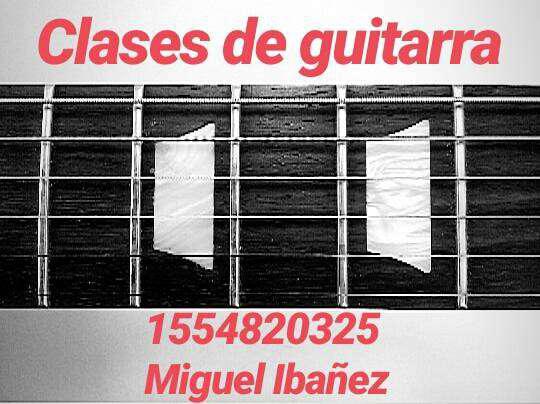 Clases de Guitarra (Eléctrica y criolla)
