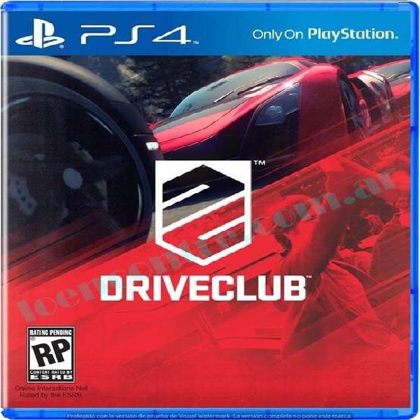 DRIVE CLUB para PS4