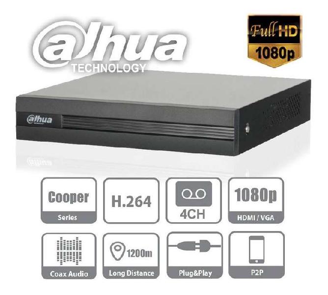 Dvr 4 Canales Dahua Xvr1a04 - 1080n (1-25/30fps) - 2mpx -