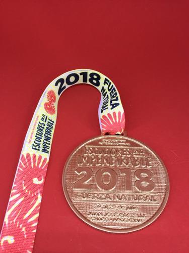 Medalla Souvenirs Trofeo Metal En 50 Mm