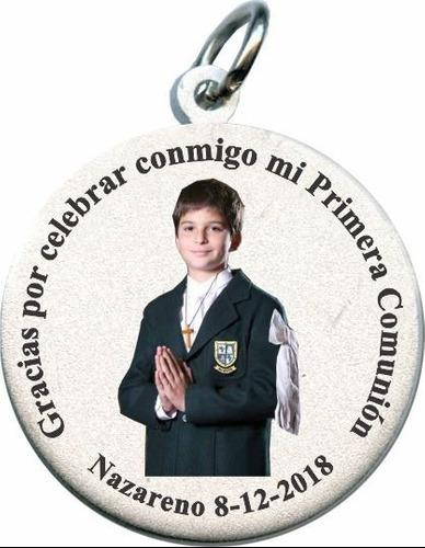 Medallas Souvenir Primer Añito Comunión Bautismo Pack 30